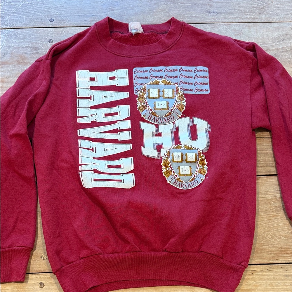 VINTAGE harvard crewneck size xl but more like medium
